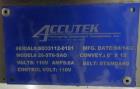 Used Accutek ASC-6 Automatic Spindle Capper | High-Speed Bottle Capping Machine